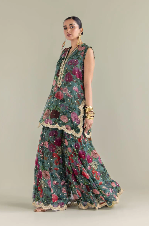 Floral Embroidered Co-ords